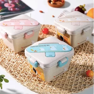 Lonchera Mediana en Fibra de Trigo