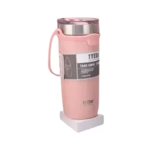 Termo acero inoxidable + Pitillo silicona Tyeso 710 ml - Rosa