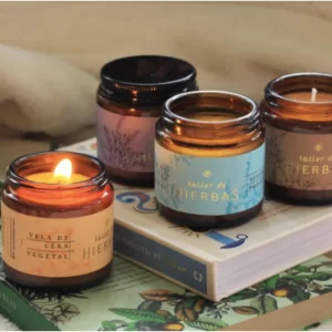 Velas de soya Taller de Hierbas