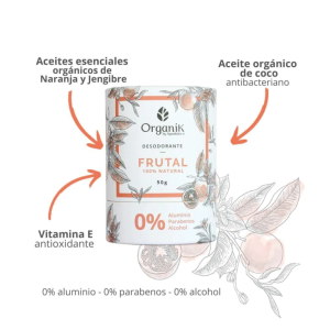 Desodorante Natural Frutal Organik