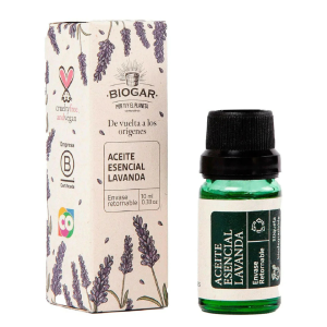 Aceite esencial de lavanda Biogar,100% puro para un ambiente de hogar relajante